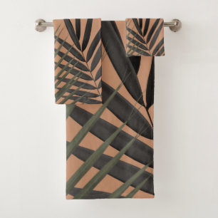 Tropical Abstrakt Palm Oasis #1 #tropical #decor  Badhandtuch Set