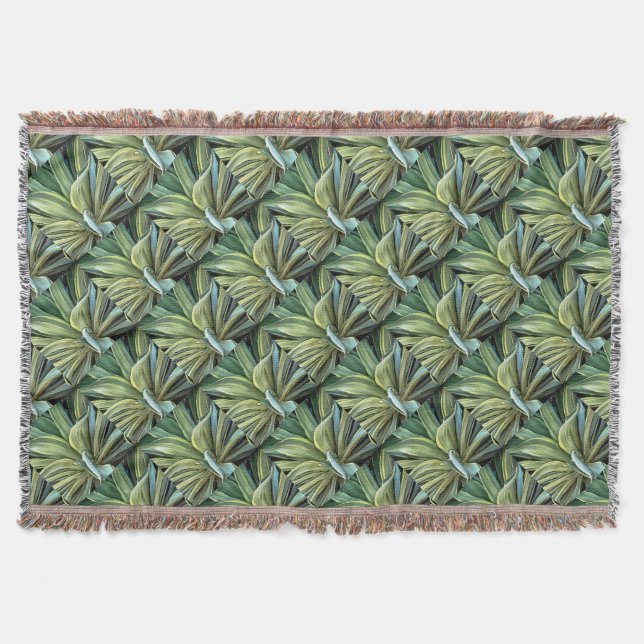Tropical Agave Art Decke (Vorderseite)