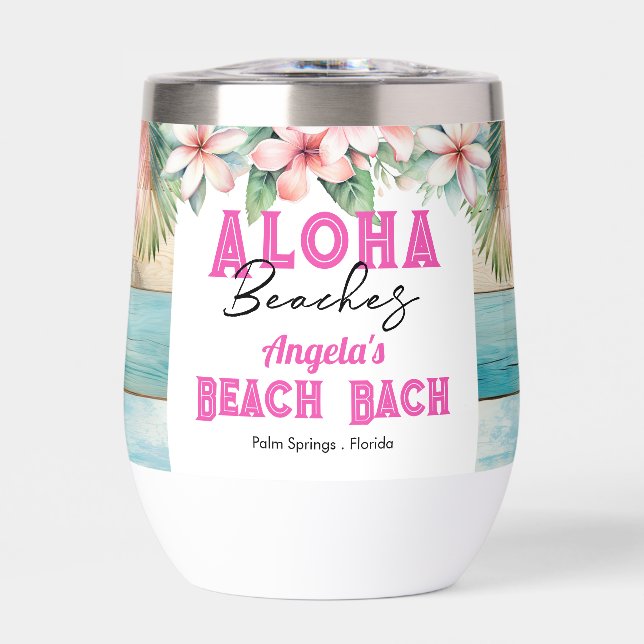 Tropical Aloha Beach Junggeselinnen-Abschied (Vorderseite)