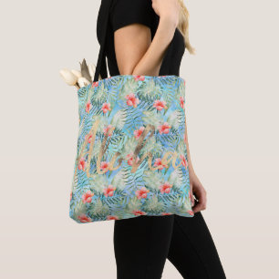 Tropical Aloha Hibiskus Floral Tasche
