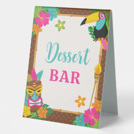 Tropical Aloha Luau Dessert Bar Tischaufsteller