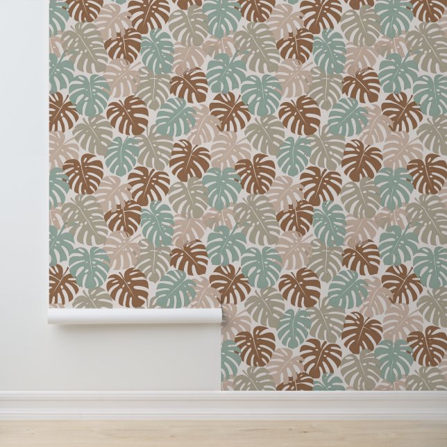 Tropical aloha print tapete (Anwendung)