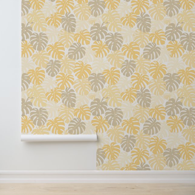 Tropical aloha print tapete (Anwendung)