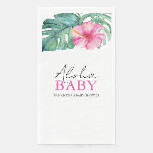 Tropical Baby Dusche Hibisken Blume Serviette