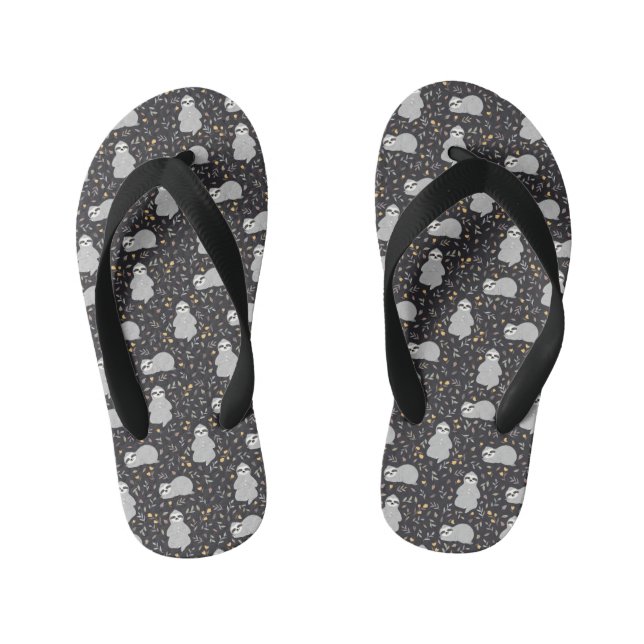 Tropical Baby Slots Pattern Kinderbadesandalen (Fußbett)