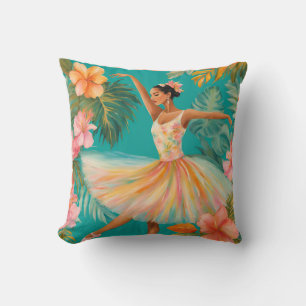 Tropical Ballerina ViI Pillow Kissen