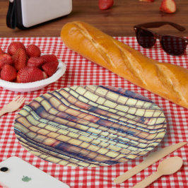Tropical Bamboo Dinner Party Paper Plate Pappteller