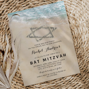 Tropical Bat Mitzvah Einladung