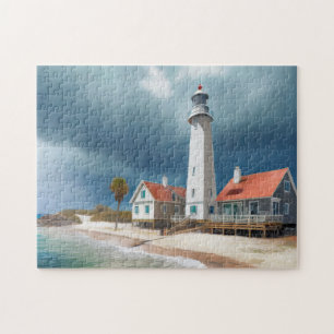Tropical Beach Art Easy Cerveau Art Puzzle Photo P