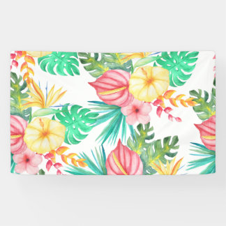 Tropical Beach Artwork Banner