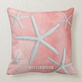 Tropical Beach Coastal Starfish Corner Moderne Kissen