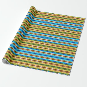 Tropical Beach Colored Kaleidoskop Abstrakt Art Geschenkpapier