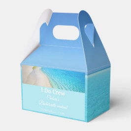 Tropical Beach Destination I Do Crew Party Geschenkschachtel
