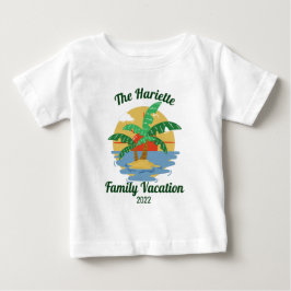Tropical Beach Family Sommerurlaub mit T-S Baby T-shirt