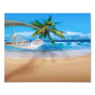 Tropical Beach Foto Print