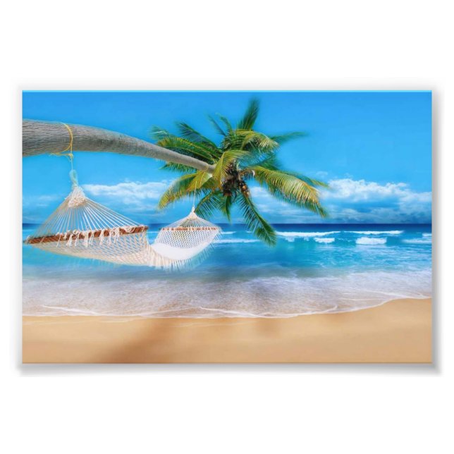 Tropical Beach Foto Print (Vorne)