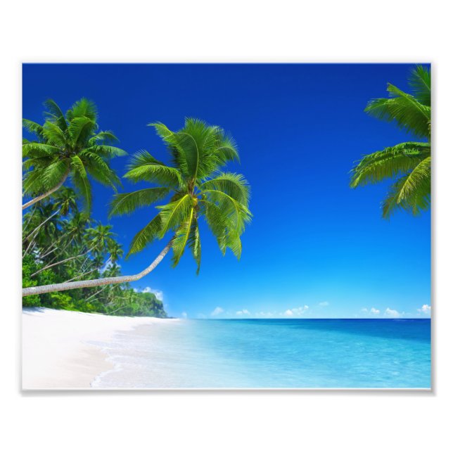 Tropical Beach Foto Print (Vorne)
