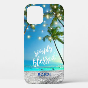 Tropical Beach gesegnet Palmen String Lights Case-Mate iPhone Hülle