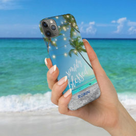Tropical Beach gesegnet Palmen String Lights Case-Mate iPhone Hülle