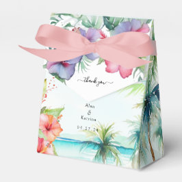 Tropical Beach Hibiskus Fevor Box Geschenkschachtel