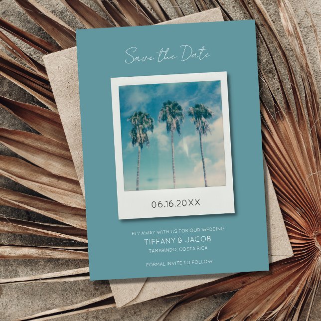 Tropical Beach Hochzeit in Urlaubsort Save the Dat Date (Von Creator hochgeladen)