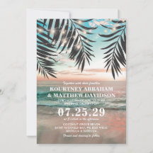 Tropical Beach Hochzeit | Lichtzeichenfolge