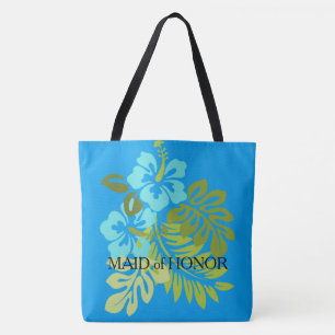 Tropical Beach Hochzeit Trauzeugin individuelle Na Tasche
