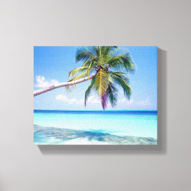 Tropical Beach Leinwand (Vorderseite)