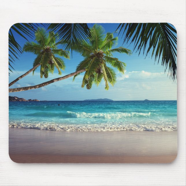 Tropical Beach Mouse Pad Mousepad (Vorne)