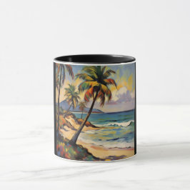 Tropical Beach Mug Tasse