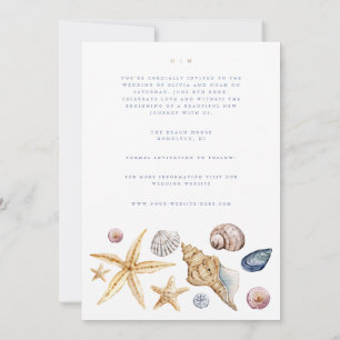Tropical Beach Ocean Shell Enregistrer La Carte Da