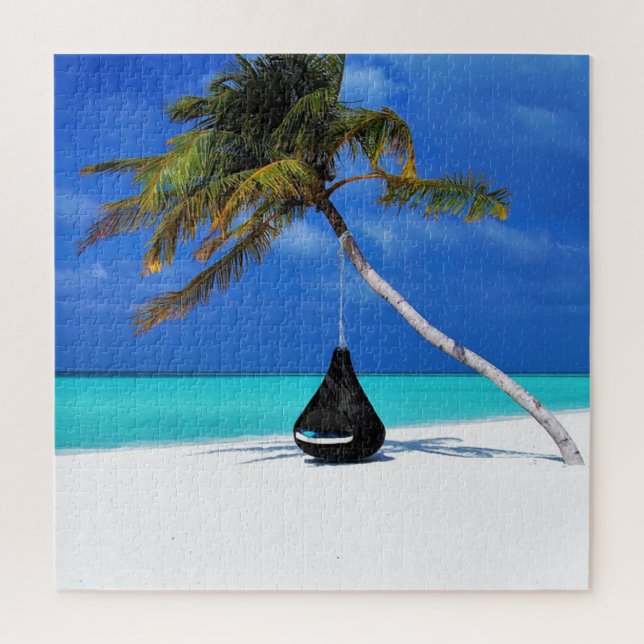 Tropical Beach Palm Relax (Vertikal)