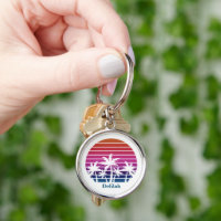 Tropical Beach Palm Tree Niedlicher Personalisiert