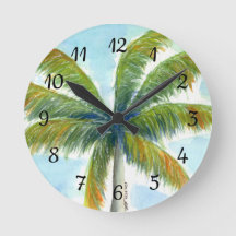 Tropical Beach Palme an einem sonnigen Tag