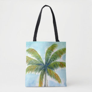 Tropical Beach Palme an einem sonnigen Tag Tasche
