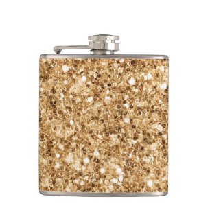 Tropical Beach Sand Imitate Glitzer Flask Flachmann