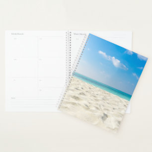 Tropical Beach Sand Sky & Summer Day Planer