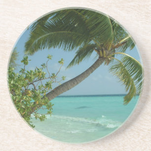 Tropical Beach Sand Sun Water Ocean Waves Surfen K Untersetzer