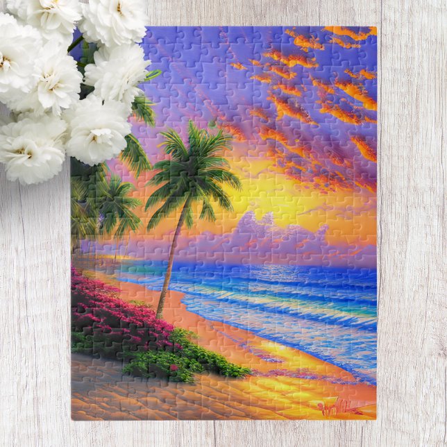 Tropical Beach Scenery Jigsaw Puzzle (Von Creator hochgeladen)