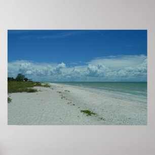 Tropical Beach Scenic Vacation Nature Photography Poster