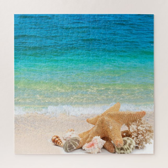 Tropical Beach Seashells Seastar (Vertikal)