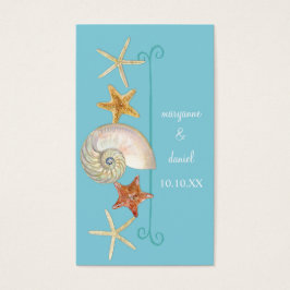 Tropical Beach Shells Starfish Nautilus Été