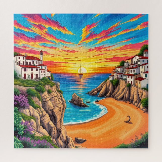 Tropical Beach Sunset (Vertikal)