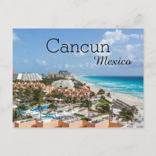 Tropical Beach Vacation Cancun Mexiko Postkarte