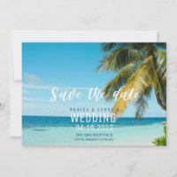 Tropical Beach Verlobung Foto Hochzeit
