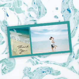 Tropical Beach Vielen Dank Dankeskarte