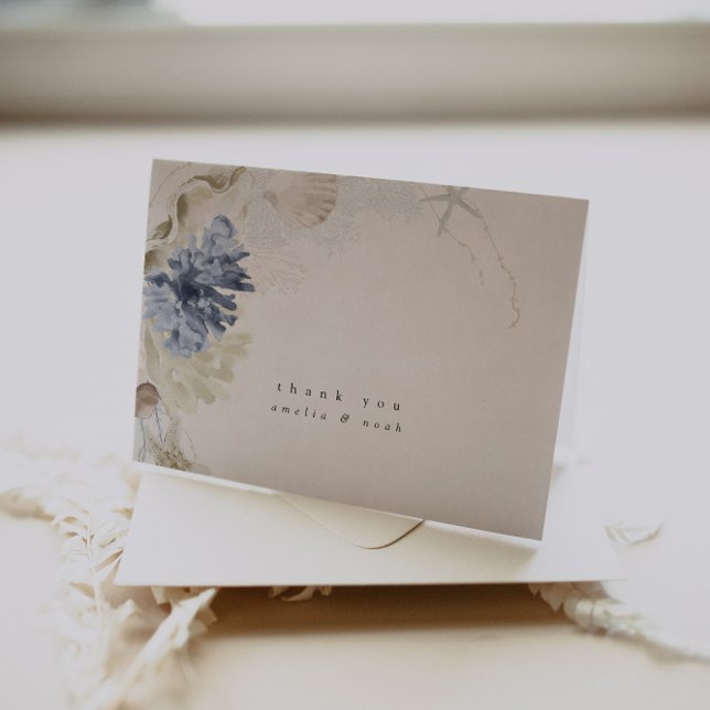 Tropical Beach Wedding Danke Karte (Von Creator hochgeladen)