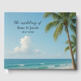 Tropical Beach Wedding Gästebuch