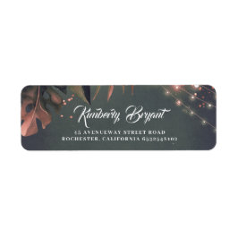 Tropical Beach Wedding Label