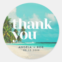 Tropical Beach Wedding Vielen Dank für Ihr Interes